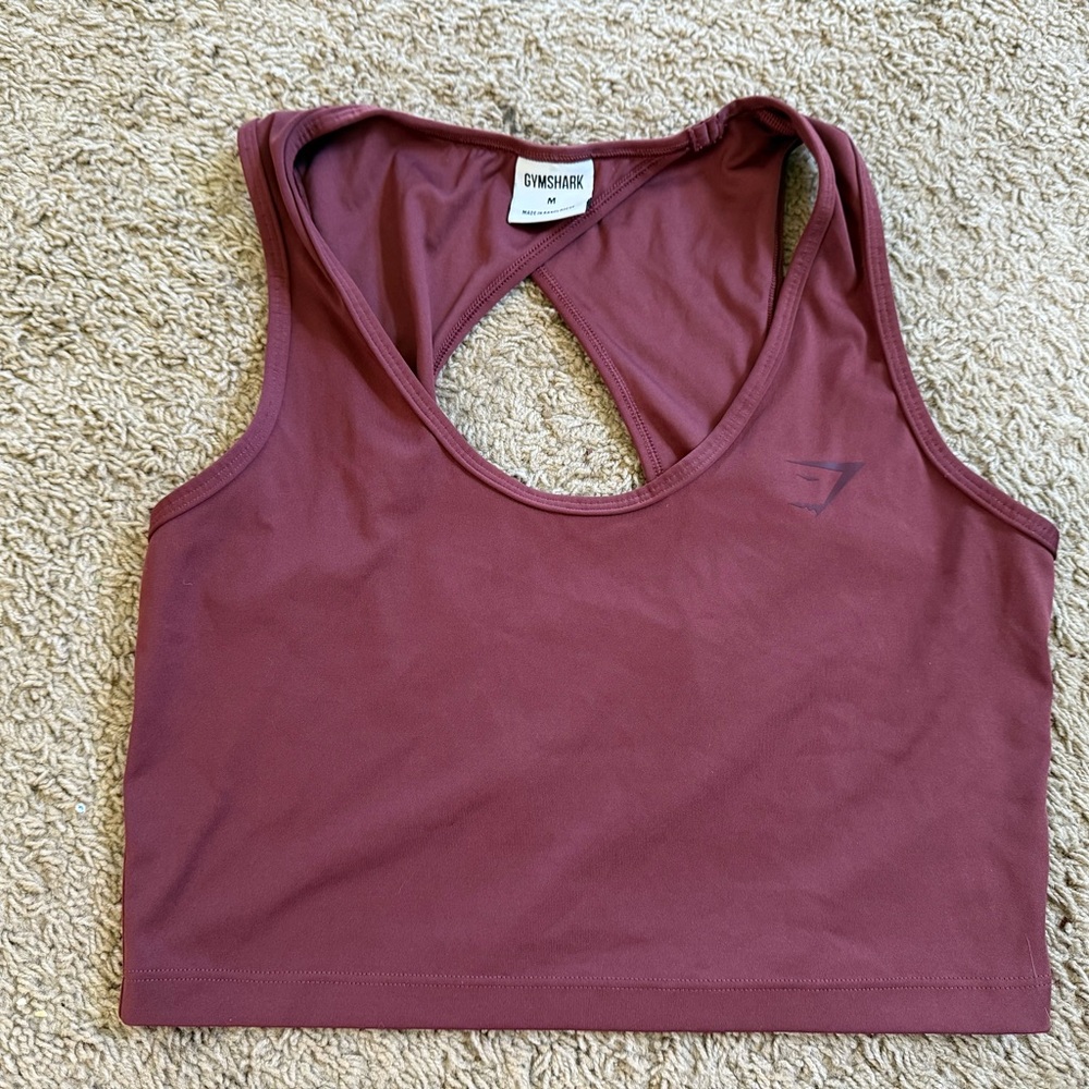 Gymshark Burgundy Sports Bra